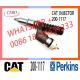 CAT excavator parts fuel injector 211-3025 200-1117 235-1401 for C15 C16 engine