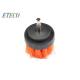 5 Inch Orange Rotary Nylon Brush For Drill , Floor Cleaning Shower Drill Brush