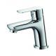 Commercial Bathroom Wash Basin Faucet Single Metal Handle Chrome 142mm High