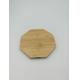 Dual USB Bamboo Made Sexangle 10W fast Charging Portable Wireless Charger 9V 2-3A