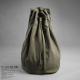 Environmentally Friendly Waterproof Drawstring Bag Army green Medium Size