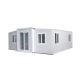 Folding Expandable Container House with PVC Sliding Window and 18mm MGO Board Floor