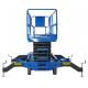 10m 300Kg Scissor Lift with Motorized Device Electric Aerial Work Platform for Painting Cleaning