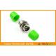 Zinc Alloy FC Fiber Optic Adapter FC / APC Copper Coupler Green