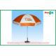 Small Pop Up Canopy Tent Advertising Polyester Sunshade Umbrella Summer Round Sun Garden Parasol