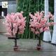 UVG CHR043 Artificial Bonsai Tree with pink cherry flower for home garden decoration