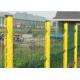 Colored Steel Wire Mesh Security Fence , Garden Mesh Fencing Durable Easy Install