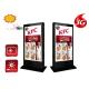 LCD Advertising Display Outdoor Digital Signage Built In Intelligent Air Condition