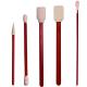 Lint Free Red PP Stick Foam Detailing Swab Microfiber Car Cleaning Swab Kit For Precision Cleaning