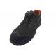 Artificial Leather Waterproof Safety Boots With Suede Round Safety Toe