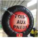 Big inflatable tyre great for advertising