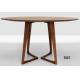 America mid century style solid wood round dining table furniture