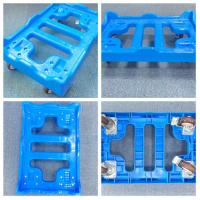 Industrial-Grade Warehouses Plastic Dolly Cart 50kg Load Compatible With Plastic Boxes
