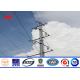 9m 200Dan Galvanized Steel Power Transmission Poles For Electrical  Line