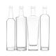 Industrial Beverage 750ml Tall and Thin Cork Top Clear Glass Bottle for Free Sample