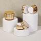 50g Gold Acrylic Cosmetic Jar With Cap For Moisturizer Cream Cosmetic Jar 48.5mm