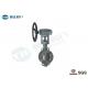 Ceramic Seat Wafer Type Butterfly Valve Cavitation Resistant With Manual Lever