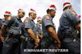 Philippine Santa Claus Policemen