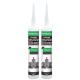 Flexible Stone Structural Silicone Sealant Waterproof With Clear Black Grey Color