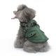 Winter Pet Jacket Dog Clothes Traction Zipper Pattern Stay Warm