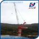 Design for Korean customers 25m Boom Length 6.0ton Max. Load Luffing Jib Tower Crane