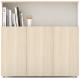 1.2M 3 Doors Modern Filing Cabinet Wooden E0 E1 Board  Raw Material