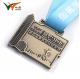 Personalized Metal Award Medals For Sports Day Folk Art Style 65*53mm
