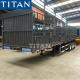 50/60 ton drop sided cargo livestock fence semi trailer for sale