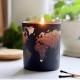 Fashion Creative Design Soy Scented Jar Candle With Metal Lid Home Decoration