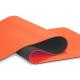 Pvc Free Orange TPE Yoga Mat , Lightweight Non Skid Yoga Mat Eco Friendly