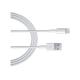 White USB2.0 A Male to 8pin Lightning connector Cable for Apple