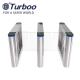 Electronic Stainless Steel Turnstiles Access Control Electroplated Security Scanner Gate