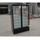 810L Upright Glass Door Vertical Display Showcase Freezer Air Cooling