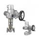 Chinese Electric Control Valve With Auma SA SAR Multi-Turn Electric Actuators Integrated Control Unit Electric Valve Act