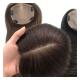 Women's Straight Silk Base Toupee with Swiss Lace Frontal Closure and Hair Topper