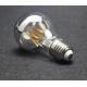 new replacement filament led bulbs light dimmable in silvery mirror reflector glass