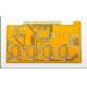 8 Layer Gold Finger PCB Board Yellow Solder Mask With White Screen