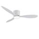 DC ABS Hanging Ceiling Fan With Light 52 Inches Three Blade Fans
