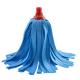 Non Woven 6X34cm Microfiber Wet Mop Refill Portable Round Head For Hotels Living Room