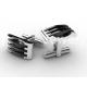 Tagor Jewelry Top Quality Trendy Classic Men's Gift 316L Stainless Steel Cuff Links ADC101