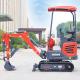 High Efficiently 1.2T Mini Crawler Excavator For Landscaping Gardening
