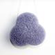 Tripetal Flower Brighten Face Lavender Konjac Sponge Mild Non Irritating