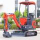 Residential Commercial 1.2 Tonne Excavator Mini Crawler Digger Customized