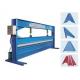 Blue Color 4m Width Hydraulic Sheet Bending Machine For Galvanized Steel Coil