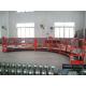 Aluminum Alloy Red Arc Suspended Working Platform for Building Cleaning