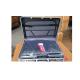 Business ABS Lightweight Carry On Hard Case Briefcase With Black Iron Frame