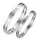 Tagor Jewellery Super Quality 316L Stainless Steel couple Bracelet Bangle TYGB027