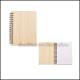 Eco Friendly Notebook Sticky Notes Bamboo Lined Paper Meeting Custom Spiral Bound Notebook