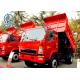10T HOWO Dump Commercial Trucks With 110HP EuroIII Front Lifting 4x2 4tires Light Tipper Truck