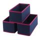28x14x13cm 3 Pack Collapsible Storage Bin For Home Organization